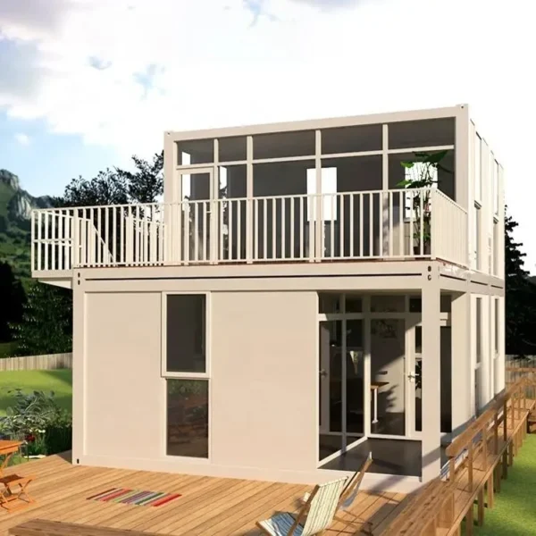 Easy Assemble Container House Movable Prefabricated House Prefab House Living Tiny House Glass Container Home Portable House With Beautiful Appearance (3)