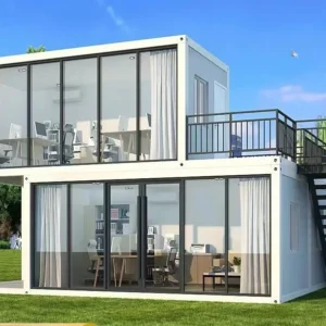 Easy Assemble Container House Movable Prefabricated House Prefab House Living Tiny House Glass Container Home Portable House With Beautiful Appearance