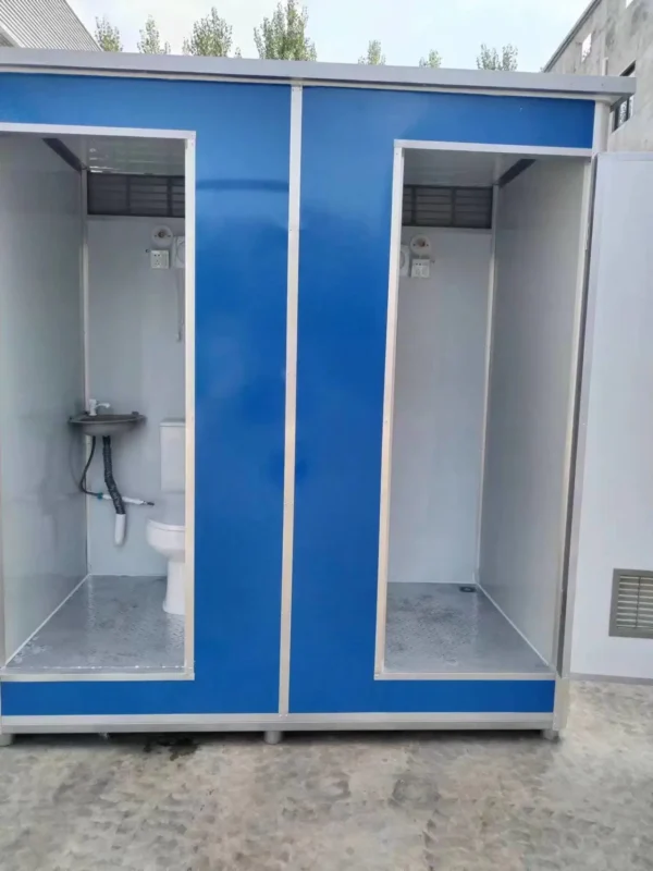 Factory Manufactured Portable Removable Container Toilet With Sink And Shower Public Toilet (3)