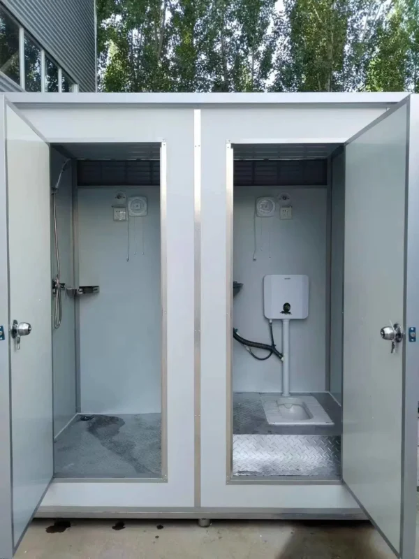 Factory Manufactured Portable Removable Container Toilet With Sink And Shower Public Toilet